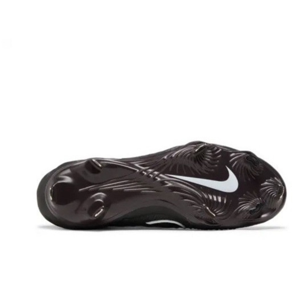 Nike Men Alpha Huarache NXT Black Dark Smoke Grey Cleats Size 7‎ New - Picture 4 of 8